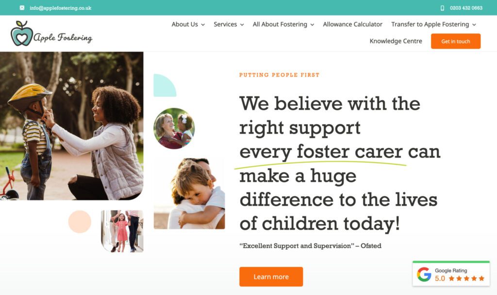 Apple Fostering Website
