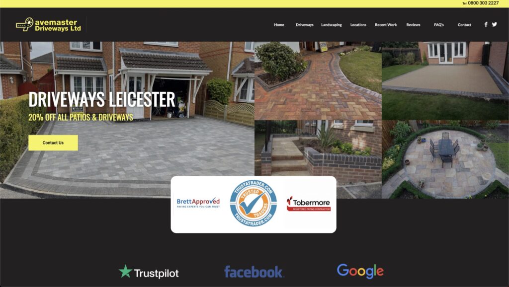 Pavemaster Website