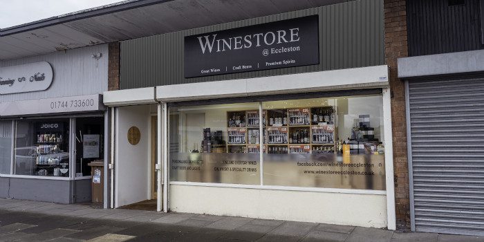 winestore ecclestone shop front