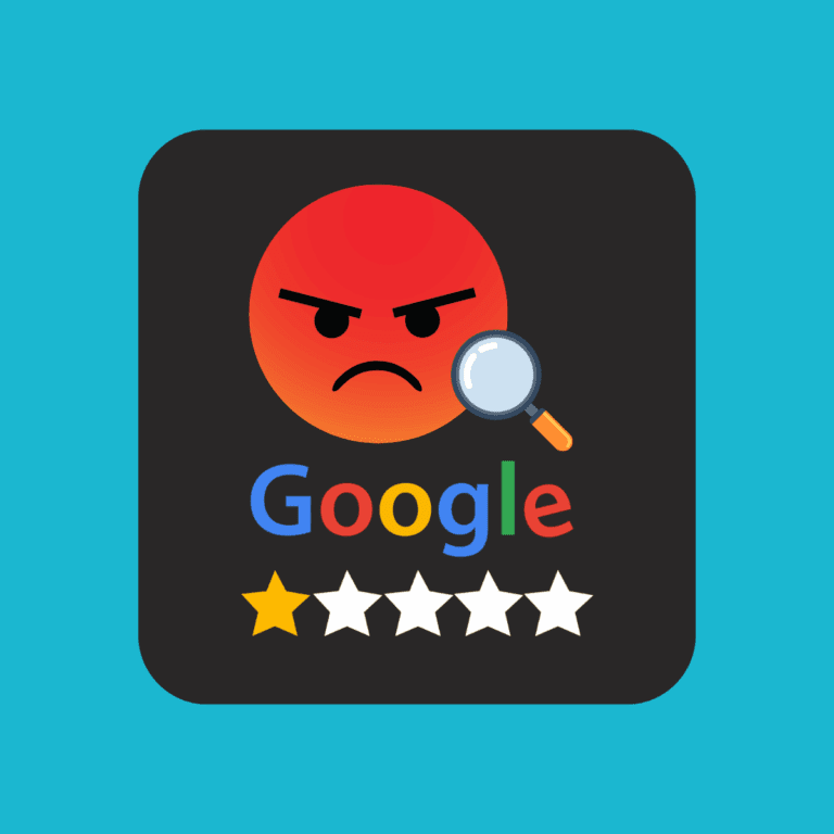 negative reviews low ratings google