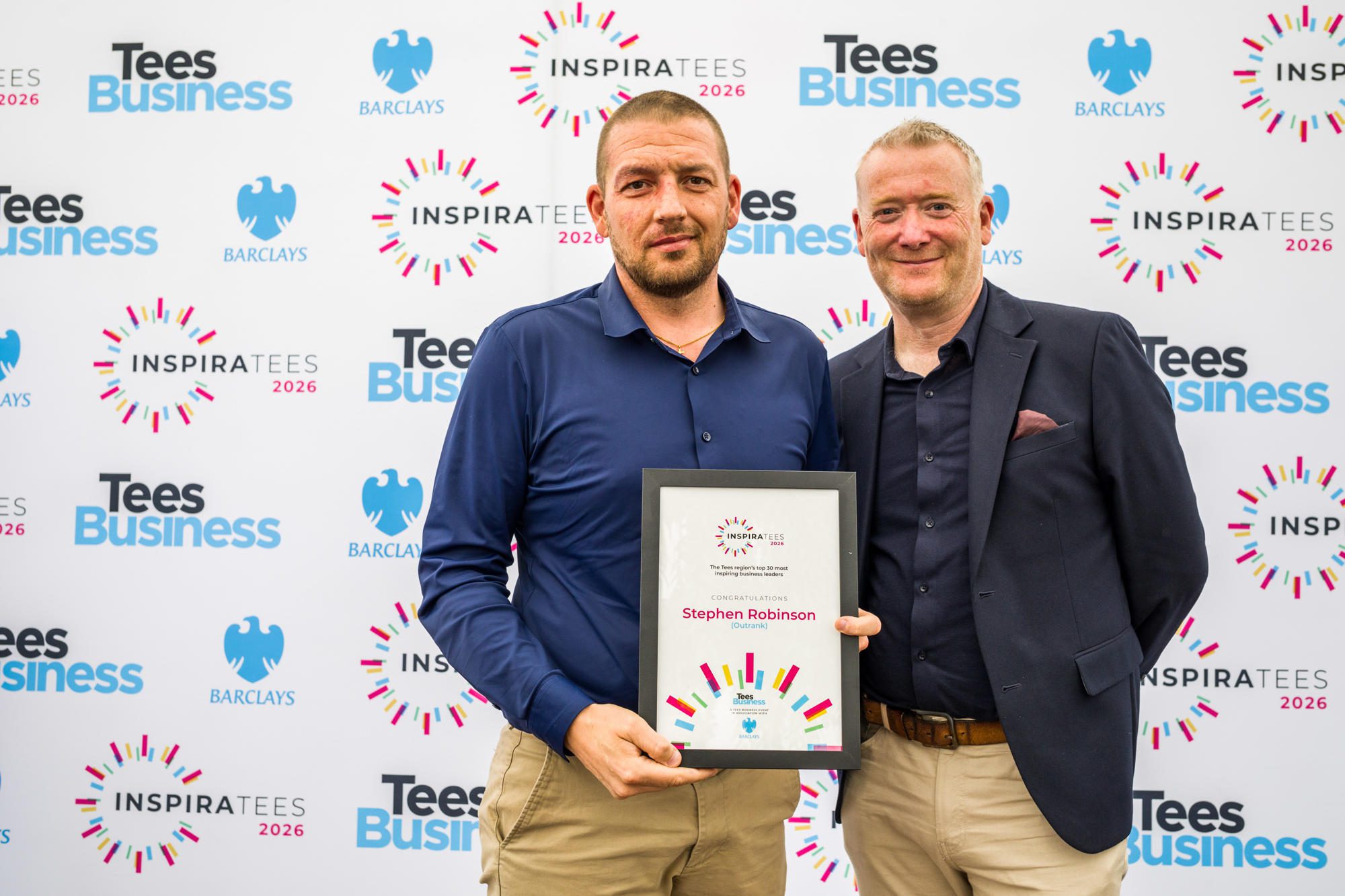 Outrank CEO Stephen Robinson Named Among Teesside’s Most Inspiring Business Leaders 4 Inspira26 0225
