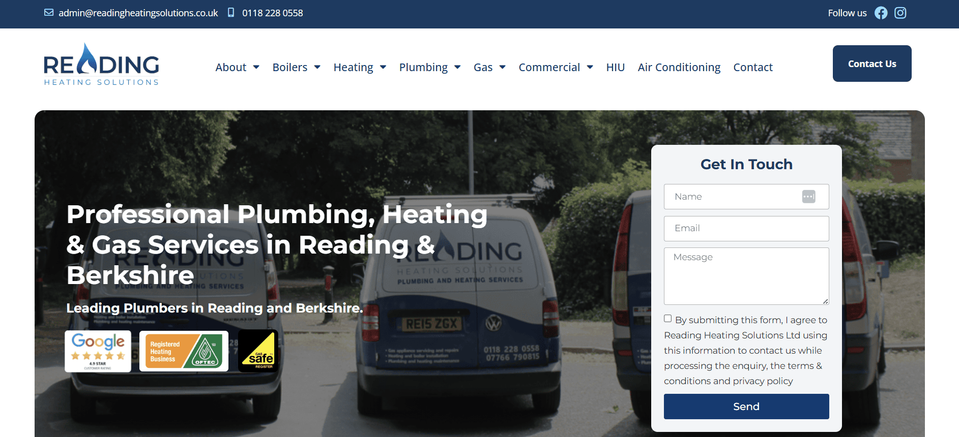How SEO Has Helped Reading Heating Solutions Ltd Grow Their Online Presence 3 Reading Heating Solutions