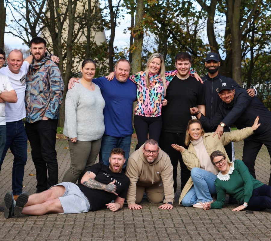 Outrank based on Riverside Park, Middlesbrough. Some of the team.