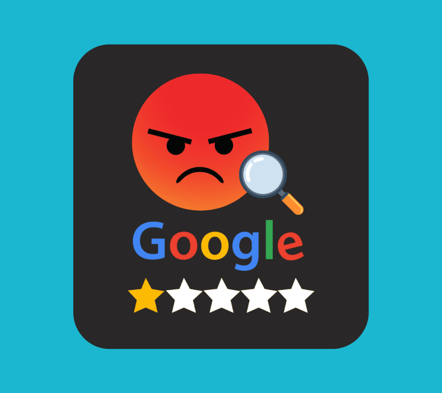 negative reviews low ratings google